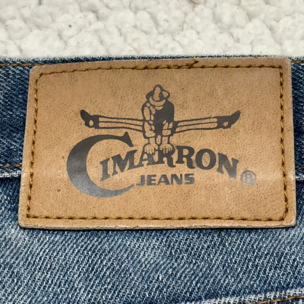 Vintage Cimarron Jeans Mens 36x29 Straight Leg Denim Medium Wash 90s Y2k